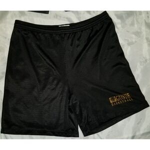 Gustie‎ Basketball Shorts  Mesh Black Size Med Made By Badger 2036